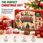 24 Days Dumpling Squishy Christmas Advent Calendar 2026 - Cute Mystery Dumpling Toys Blind Box Stress Relief Fidget Stocking Stuffers