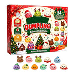 24 Days Dumpling Squishy Christmas Advent Calendar 2026 - Cute Mystery Dumpling Toys Blind Box Stress Relief Fidget Stocking Stuffers